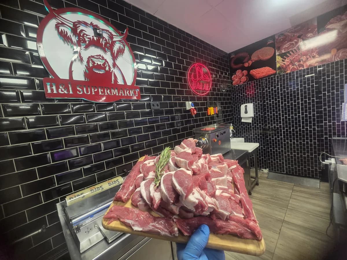 Halal Fleischtheke